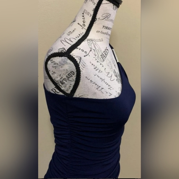 Sweet Storm One Shoulder Ruched Dress - Size Small - Picture 5 of 14